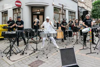 na zdjęciu muzycy