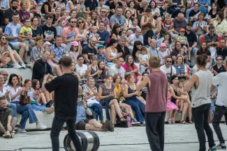 na zdjęciu jeden ze spektakli