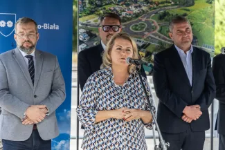 na zdjęciu osoby podczas konferencji