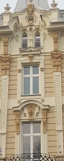 Kamienica przy 3 Maja 23 widok elewacji po remoncie.