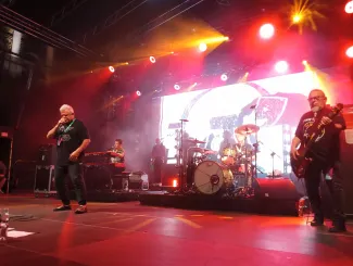 Na zdjęciu koncert zespołu KULT