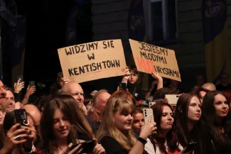 Na zdjęciu koncert zespołu KULT