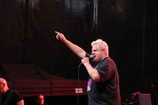 Na zdjęciu koncert zespołu KULT