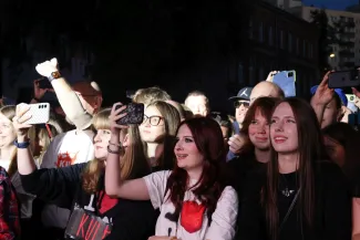 Na zdjęciu koncert zespołu KULT