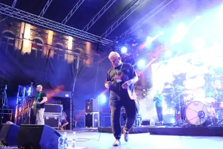 Na zdjęciu koncert zespołu KULT