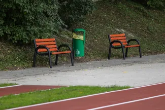 na zdjęciu nowe boisko