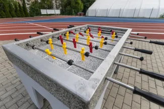 na zdjęciu nowe boisko