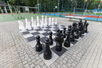 na zdjęciu nowe boisko