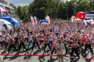 na zdjęciu biegaczki