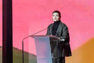 na zdjęciu osoby podczas uroczystości