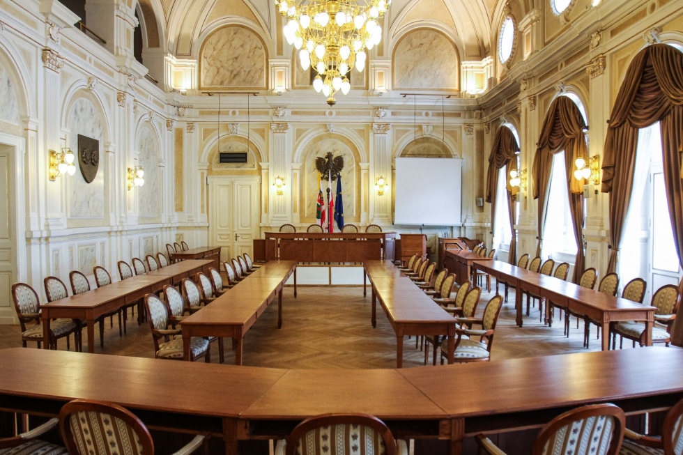 fot. Paweł Sowa / Wydział Prasowy UM w BB Na zdjęciu sala sesyjna