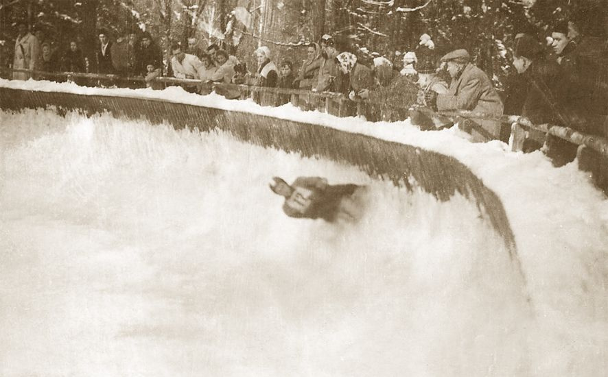 Na zdjęciu tor saneczkarski 