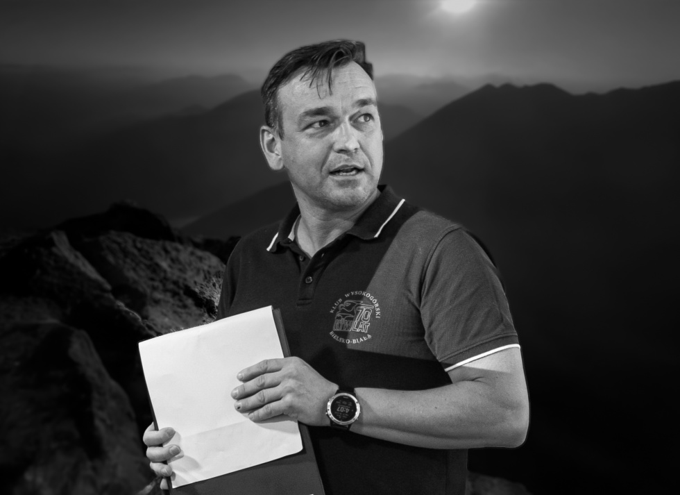 Na zdjęciu Paweł Ząbek 