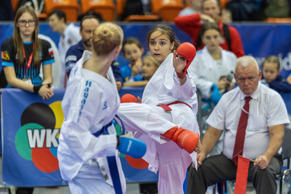 fot. Paweł Sowa / Wydział Prasowy UM w BB Na zdjęciu zawodnicy karate