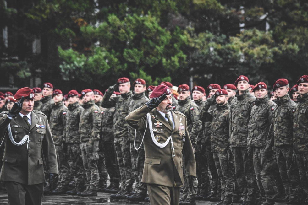 Na zdjęciu żołnierze 