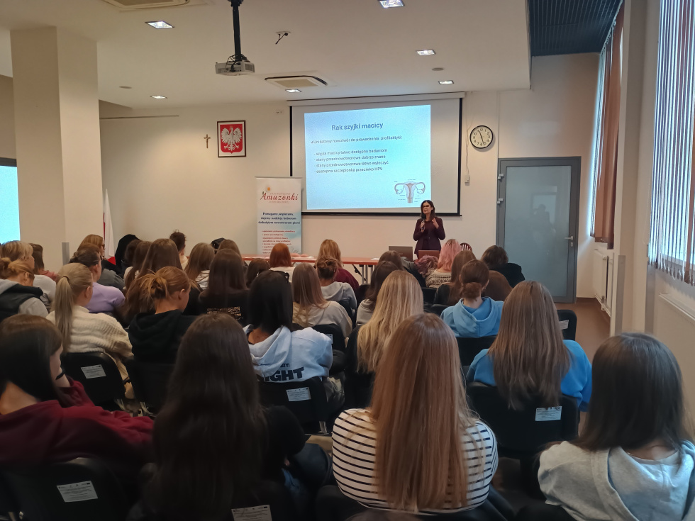 fot. Stowarzyszenie Amazonki Na zdjęciu słuchaczki prelekcji