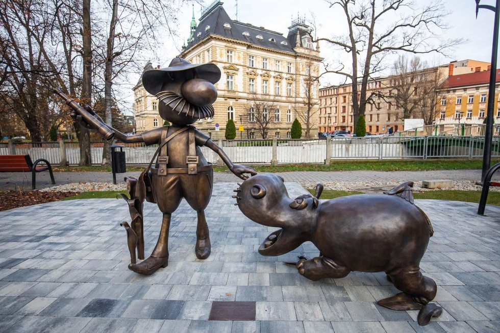 Na zdjęciu pomnik Pampaliniego 