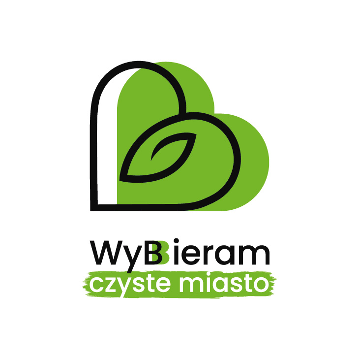 materiały promocyjne logo Wybieram czyste miasto