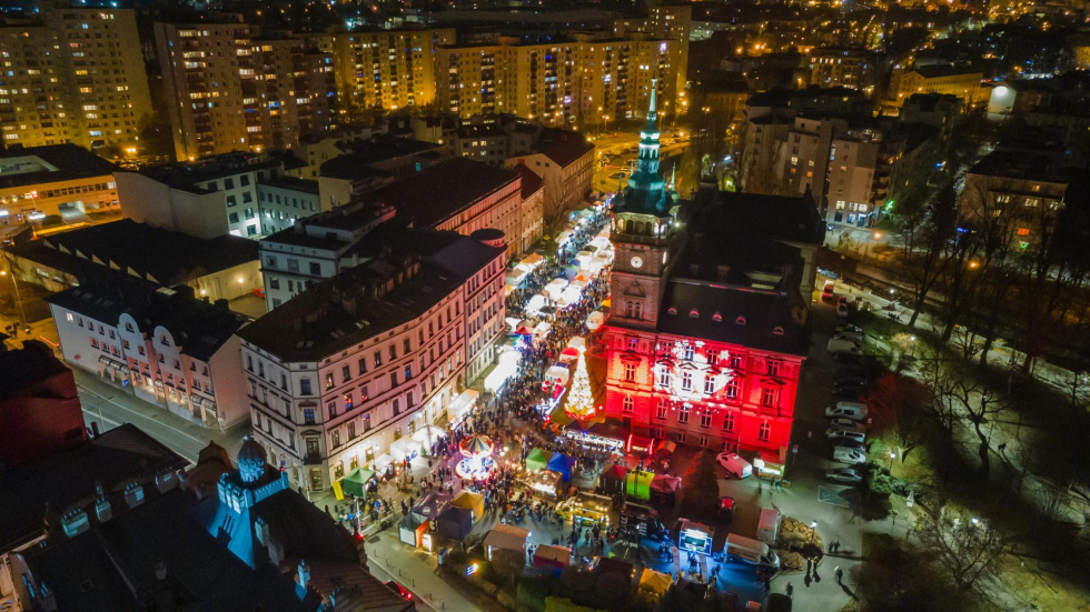 Na zdjęciu ubiegłoroczny jarmark - widok z góry 