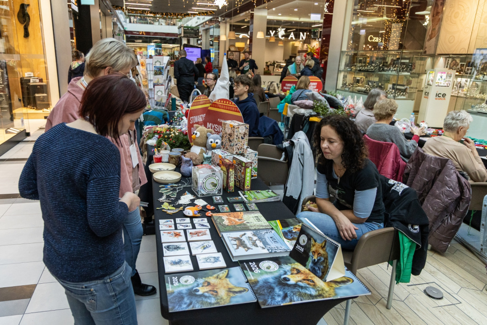 Na zdjęciu stoiska organizacji