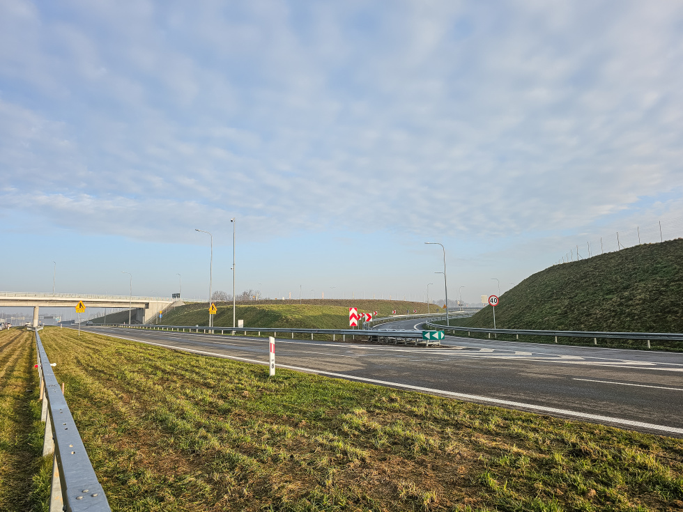 Na zdjęciu fragment nowej drogi 