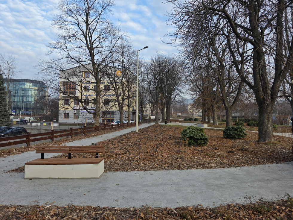 Na zdjęciu gotowy skwer