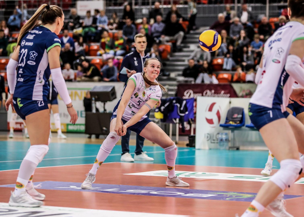 na zdjęciu siatkarki