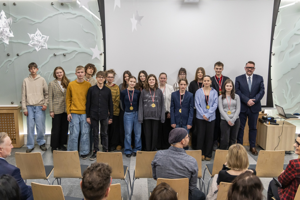 Na zdjęciu uczestnicy projektu 