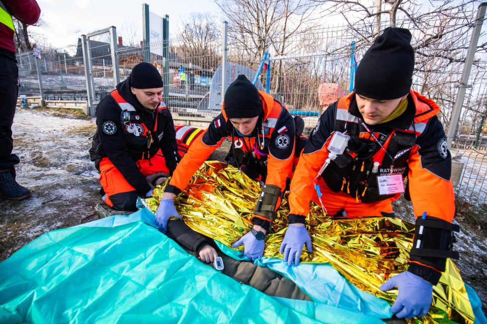 Na zdjęciu ratownicy podczas poprzednich mistrzostw 