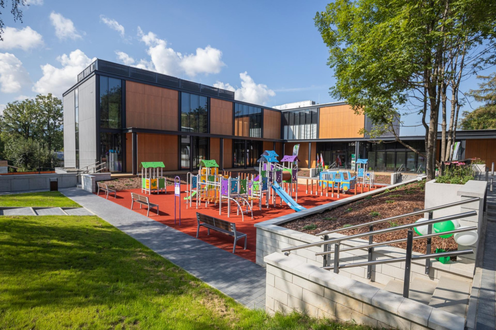 Na zdjęciu budynek przedszkola 