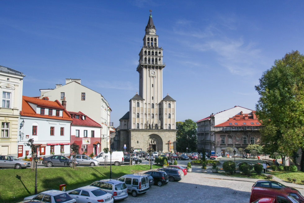 Na zdjęciu katedra w Bielsku-Białej 