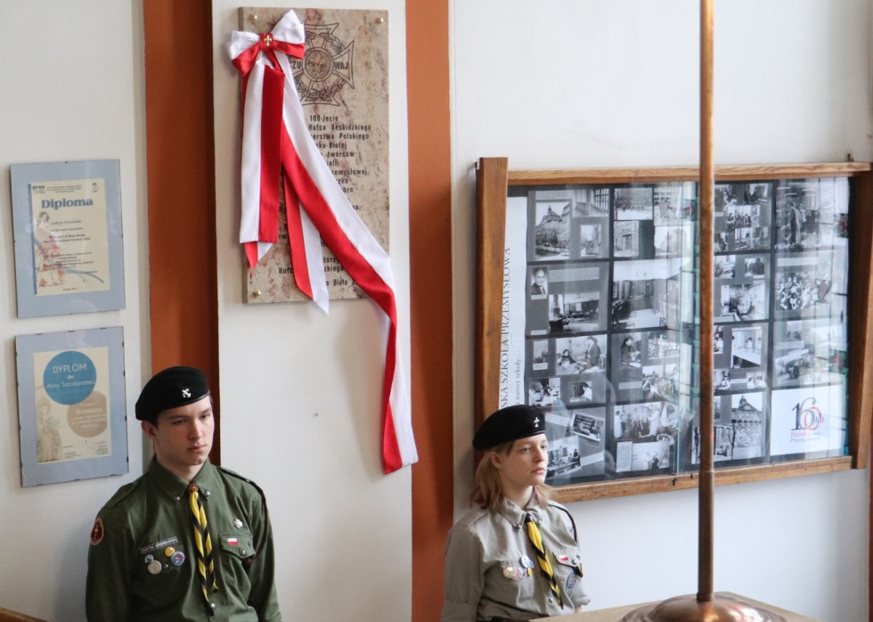 Na zdjęciu tablica w Przemysłówce