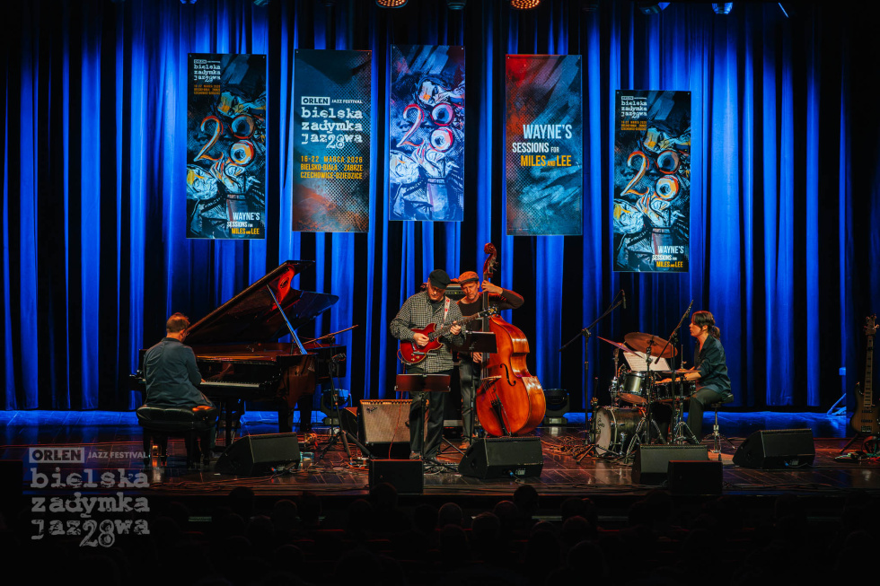 Na zdjęciu koncert Aaron Parks Trio & Kurt Rosenwinkel 