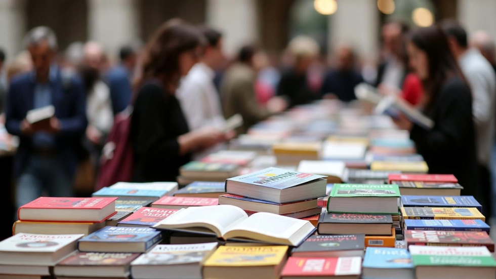 Na zdjęciu targi książki 