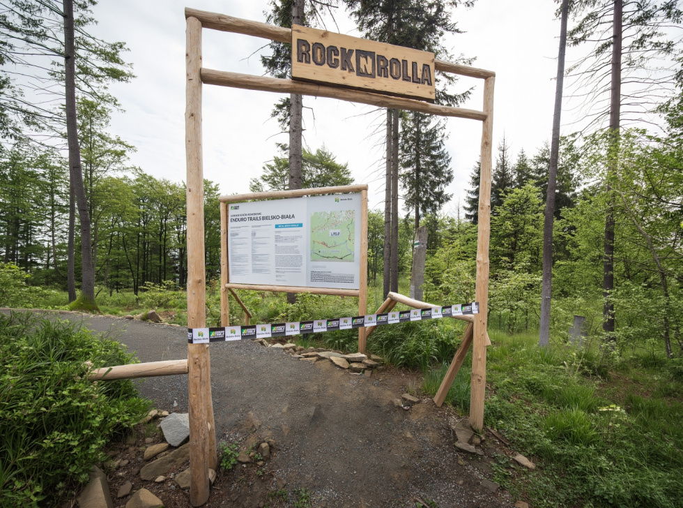 Na zdjęciu początek jednej z tras rowerowych 