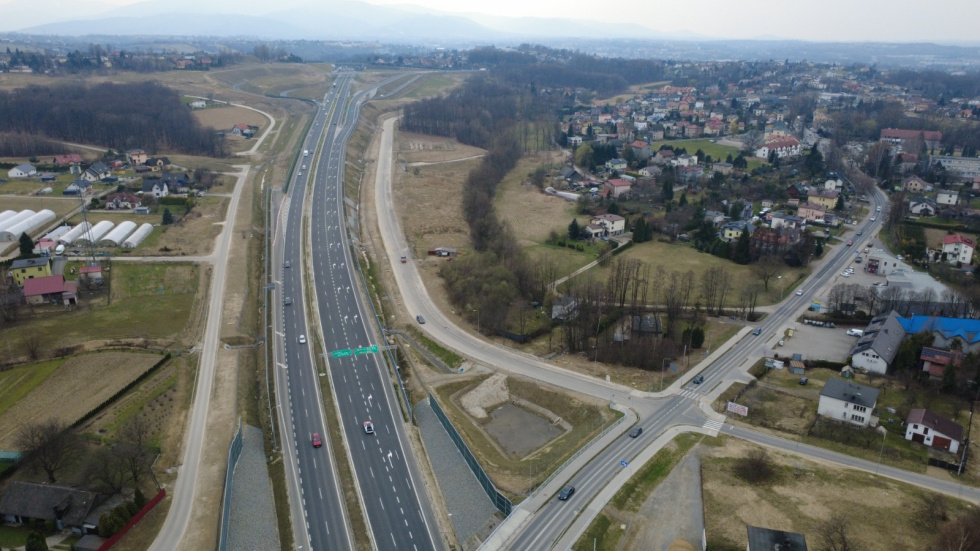 Na zdjęciu układ drogowy 