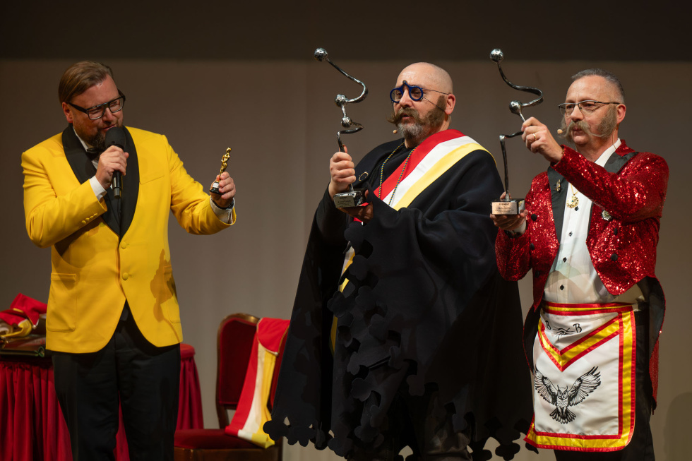 Na zdjęciu Adam Ruśniak, Jacek Proszyk i Jacek Kachel