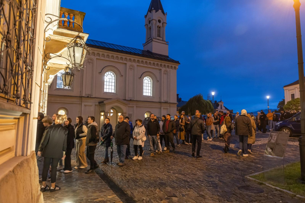 Na zdjęciu kolejka do Muzeum Historycznego 