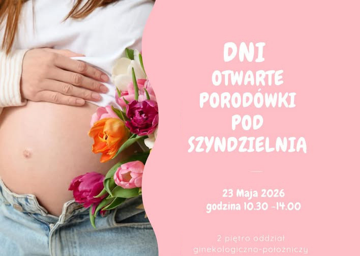 Na zdjęciu plakat z sylwetką kobiety w ciąży i napisem