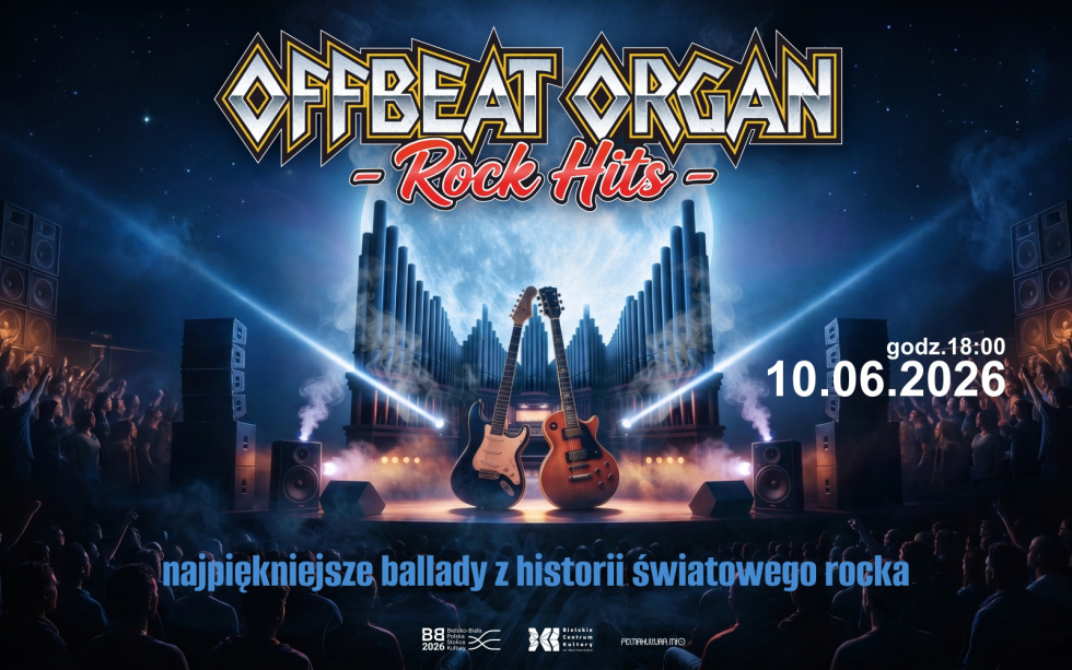 Na zdjęciu plakat koncertu