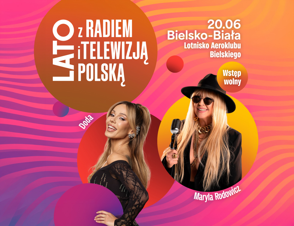 Na zdjęciu plakat koncertu Lato z Radiem i Telewizją Polską