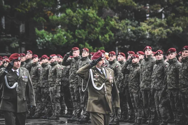 Na zdjęciu żołnierze 