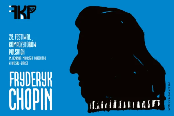 Na zdjęciu plakat 28. Festiwalu Kompozytorów Polskich