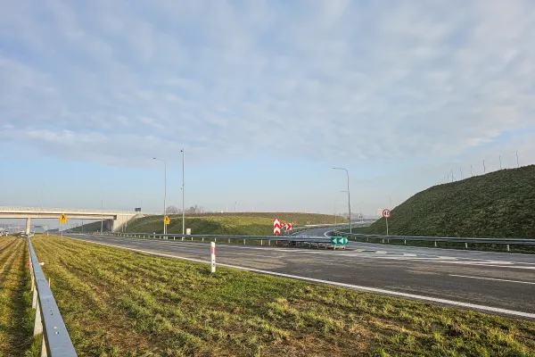 Na zdjęciu fragment nowej drogi 