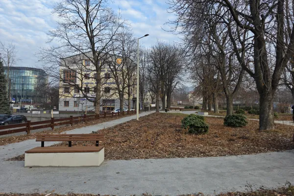 Na zdjęciu gotowy skwer