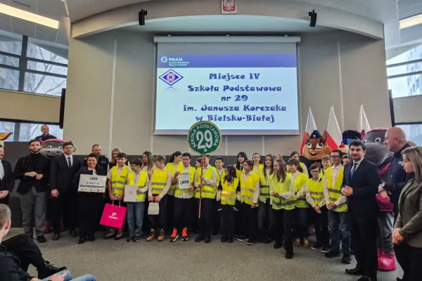 Na zdjęciu wręczenie nagród w konkursie