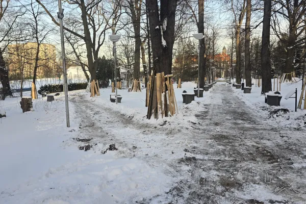 Na zdjęciu Park Słowackiego  