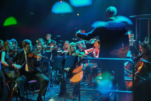 Na zdjęciu Bielska Orkiestra Kameralna 