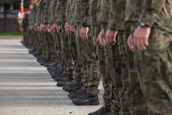 Na zdjęciu żołnierze 