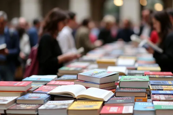 Na zdjęciu targi książki 